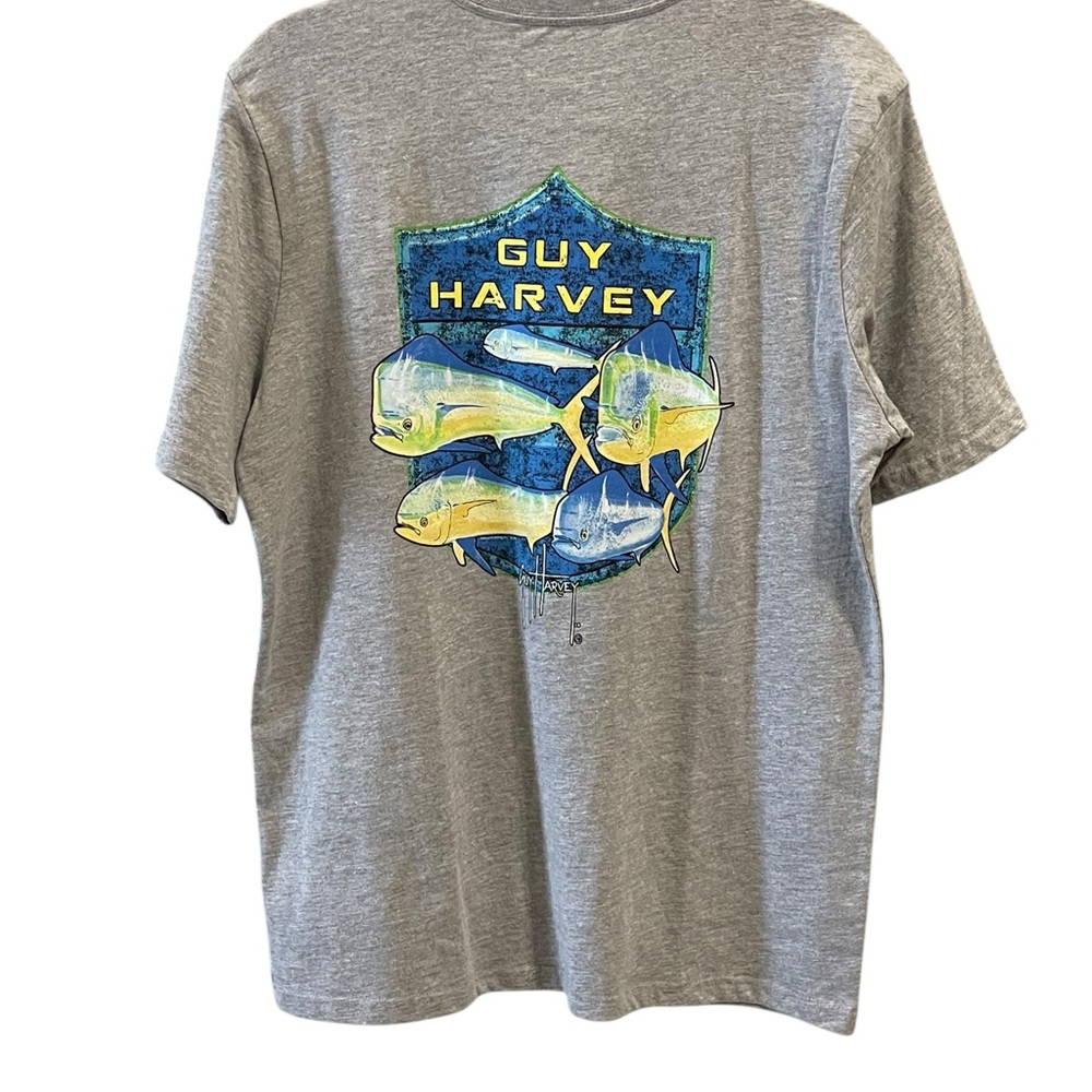Guy Harvey‎ Gray Shirt medium